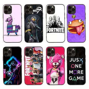 Черный чехол для OPPO Reno 8 6 5 4 Pro Plus Find X3 A17 A3 A31 A38 A40 A53 A54 A55 A74 A76 A78 A77 A80 A94 A95 A96 Lite R-81 Funny Fortnite OPPO Reno 7 4G серый