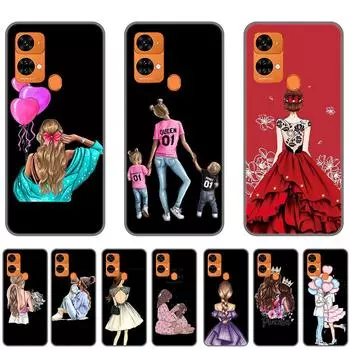 Черный чехол для Oukitel C33 6,8 дюймов, силиконовый мягкий чехол TPU для задней панели Oukitel C 33, полная защита, бампер, защита от падений и ударов C33-Style 1