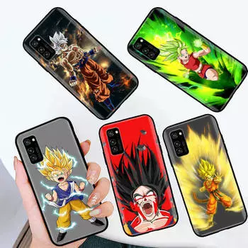 Черный чехол для Samsung Note 20 Lite S24 Ultra S23 A03 A05 A06 A11 A71 A15 A16 A13 A24 A25 A33 A52 A53 A50 M55 M35 Plus W-58 Dragon Ball Samsung Note 10 Lite зелёный