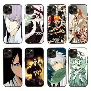 Черный чехол для Samsung Note 20 Lite S24 Ultra S23 A03 A05 A06 A11 A71 A15 A16 A13 A24 A25 A33 A52 A53 A50 M55 M35 Plus D-63 Bleach Anime Samsung A52 олений