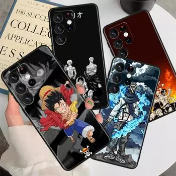 Черный чехол для телефона Luffy O-ne P-iece для Samsung M62 M52 M33 M32 M31 M30 M23 M22 M21 Note 20 10 9 8 Ultra Plus Lite Samsung Note 8