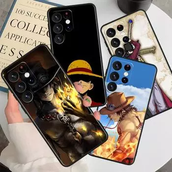 Черный чехол для телефона Luffy The O-ne P-iece для Samsung M62 M52 M33 M32 M31 M30 M23 M22 M21 Note 20 10 9 8 Ultra Plus Lite Samsung Note 8
