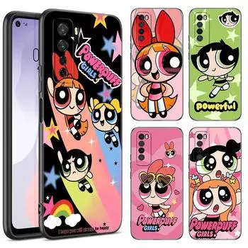 Черный чехол для телефона P-Powerpuff Girls для Huawei Nova 8 9 10 SE 11 Ultra 12 Pro 7i 8i 11i 11E Y70 Plus Y60 Y61 Y71 Y90 Y91 Huawei Nova 10 SE