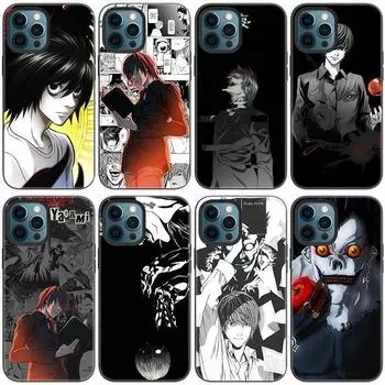 Черный чехол для телефона с аниме Манга Death Note Ryuk для Apple iPhone 14 13 12 Mini 11 Pro Max 7 8 XR X XS 7 8 Plus SE 2020 2022 iPhone 14