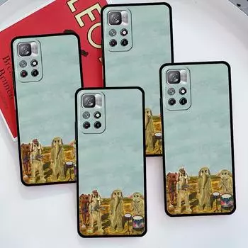 Черный чехол для телефона с изображением слона, рок-группа Celulares, Fundas для Xiaomi Redmi 9A 9S K40 9C 11 Pro 10 9 9T 7 8 K40S 8T K50 Redmi Note 7
