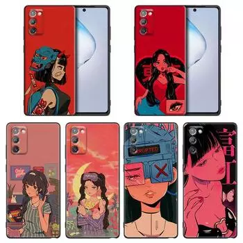 Черный чехол для телефона Samsung Galaxy A91 A73 A72 A71 A53 A52 A7 M62 M22 M30s M31s M33 M52 F23 F41 F42 5G 4G Samsung F23