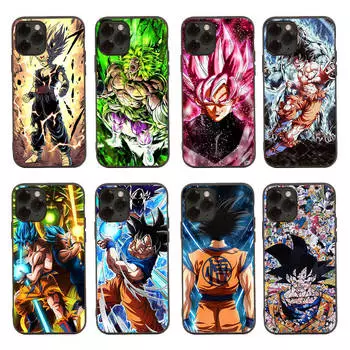 Черный чехол для Xiaomi Poco X6 X4 M5 M6 F5 F6 C65 C55 C50 C51 C40 Pro Redmi 14C A3X 13C 12C 11T 10A 9C Note 7 6 8A Plus D-36 Dragon Ball Redmi 13C 5G бездна