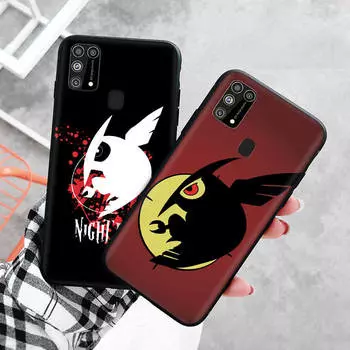 Черный чехол для Xiaomi Redmi 13C Note 9 iPhone XR 7 8 14 15 11 12 13 X XS Pro Max Samsung A25 S23 S24 FE Ultra Plus Akame Ga Kill iPhone 8 Plus чёрный
