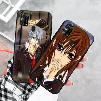 Черный чехол для Xiaomi Redmi 13C Note 9 iPhone XR 7 8 14 15 11 12 13 X XS Pro Max Samsung A25 S23 S24 FE Ultra Plus Vampire Knight iPhone XR бездна