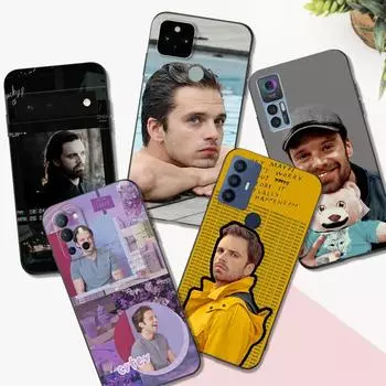 Черный чехол из ТПУ для Google Pixel 4 4A 4XL 5 5A 5XL 6 6A 7 PRO чехол Себастьян Баки Барнс Pixel 4XL