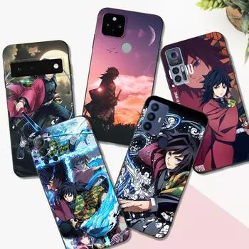 Черный чехол из ТПУ для Google Pixel 4 4A 4XL 5 5A 5XL 6 6A 7 PRO чехол Tomioka Giyuu