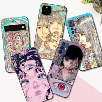 Черный чехол из ТПУ для Google Pixel 4 4A 4XL 5 5A 5XL 6 6A 7 PRO чехол Shintaro Kago Horror Cartoon Pixel 4