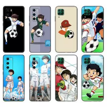 Черный чехол из ТПУ для Huawei P30 Lite P30 Pro P40 чехол для Huawei P40 LITE EP Smart 2020 чехол Captain Tsubasa Ozora Genzo football huawei P Smart 2020