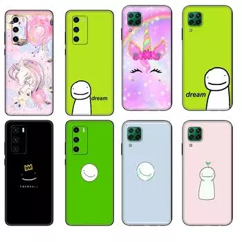 Черный чехол из ТПУ для Huawei P30 Lite P30 Pro P40, чехол для Huawei P40 LITE EP Smart 2020, чехол Dream Smp Smile huawei P40