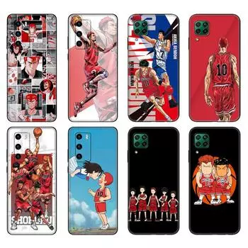 Черный чехол из ТПУ для Huawei P30 Lite P30 Pro P40, чехол для Huawei P40 LITE EP Smart 2020, чехол Slam Dunk huawei P Smart 2020