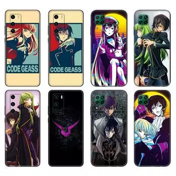 Черный чехол из ТПУ для Huawei P30 Lite P30 Pro P40, чехол для Huawei P40 LITE EP Smart 2020, чехол японского аниме Code Geass huawei P Smart 2020