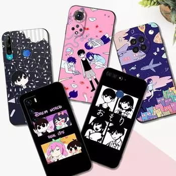 Черный чехол из ТПУ для Huawei P30 Lite P30 Pro P40 LITE EP Smart 2020 Cover Omori huawei P40 LITE E