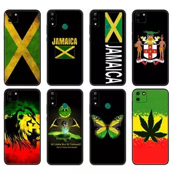 Черный чехол из ТПУ для Huawei Y9S Y6S Y8S Y5P Y7P Y8P, чехол для Huawei Y5 lite Prime 2018 Y6 2019, чехол Ямайка, флаг Ямайки huawei Y5 Prime 2018