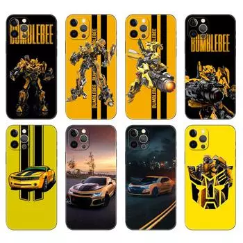 Черный чехол из ТПУ для iPhone 5 5S SE 2020 6 6S 7 8 plus x 10 XR XS 11 12 13 mini pro MAX задняя крышка Шмели iphone 5 5S SE 2016