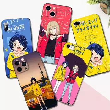 Черный чехол из ТПУ для iPhone 5 5s se 2020 6 6s 7 8 plus x 10 XR XS 11 12 13 mini pro MAX задняя крышка rika wonder egg kawai iphone 11pro MAX