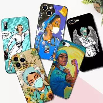Черный чехол из ТПУ для iPhone 5 5S SE 2020 6 6S 7 8 plus x 10 XR XS 11 12 13 mini pro MAX задняя крышка для кормления искусство рисования iphone 13 pro