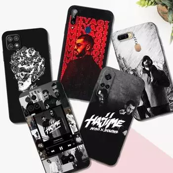 Черный чехол из ТПУ для OPPO A1K A5 A5S A5XS A3S AX5 A11 A11X A12E A12 A7 A9 A9X 2018 2020 Hajime MiyaGi Andy Panda OPPO A1K