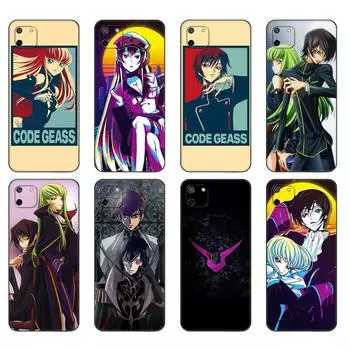 Черный чехол из ТПУ для OPPO Realme C11, чехол для Realme C 11, RealmeC11, задняя крышка RMX2185, чехол-бампер, японское аниме, код Гиас Realme C11 2020