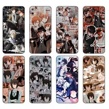 Черный чехол из ТПУ для OPPO Realme C11 2020 2021 C20 C21 C21Y C25Y задняя крышка Bungo Stray Dog аниме Realme C11 2020