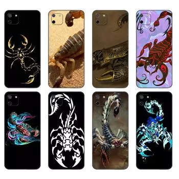 Черный чехол из ТПУ для OPPO Realme C11, чехол для Realme C 11 RealmeC11, задняя крышка RMX2185, бампер, животное, краб, скорпион Realme C11 2020