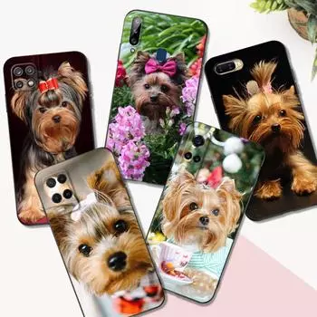 Черный чехол из ТПУ для OPPO Reno 7 7Z 8 Lite 4G 5G PRO F11 F17 F15 F19 F19S F21 йоркширский терьер OPPO F17 PRO
