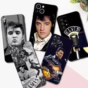 Черный чехол из ТПУ для Realme 7i Global 8i 9 Pro Plus 9i C12 C21Y C25Y C25 C25S GT Neo2 Narzo 20 30A 50A 50i чехол Элвис Пресли Поцелуй Realme 7i Global