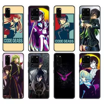 Черный чехол из ТПУ для Samsung Galaxy S20 /S20 PLUS/S20 ultra/S20+ /S20FE задняя крышка японское аниме Код Гиас Samsung S20