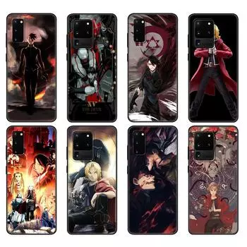 Черный чехол из ТПУ для Samsung Galaxy S20 /S20 PLUS/S20 ultra/S20+ /S20FE задняя крышка Fullmetal Alchemist Brotherhood Samsung S20