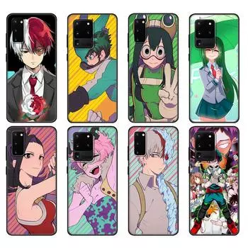 Черный чехол из ТПУ для Samsung Galaxy S20/S20 PLUS/S20 ultra/S20+/S20FE задняя крышка Boku no Hero Academia Samsung S20