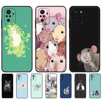 Черный чехол из ТПУ для Samsung Galaxy A12 A22 A32 A42 A52 A72 4g 5g S21 PLUS Ultra задняя крышка Мышь Крыса Samsung S21