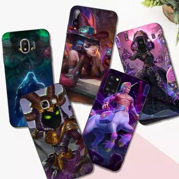 Черный чехол из ТПУ для Samsung Galaxy A3 A5 A7 2016 2017 2018 чехол SMITES Games Samsung A7 2016