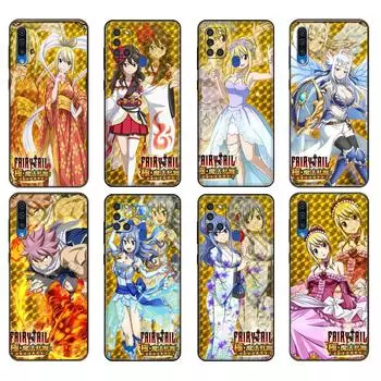 Черный чехол из ТПУ для Samsung Galaxy A50 50S A30S A10 A01 A11 A21S A31 A41 A51 A71 M21 M30S S10 LITE японского аниме Fairy Tail Samsung A01