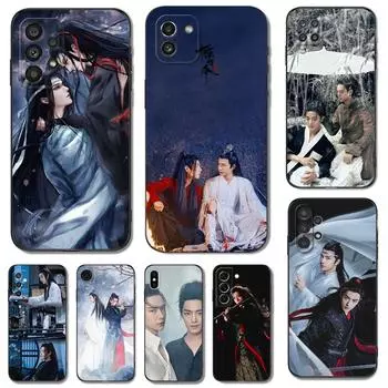 Черный чехол из ТПУ для Samsung Galaxy A03 SM-A035 A03 Core A03S A13 A23 LTE A33 A53 A73 4G 5G ChenQingLing Samsung A73 5G