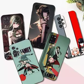 Черный чехол из ТПУ для Samsung Galaxy A03 SM-A035 A03 Core A03S A13 A23 LTE A33 A53 A73 4G 5G spy x Family-Any Forger Samsung A03S 164.3mm