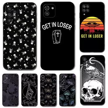Черный чехол из ТПУ для Samsung Galaxy M53 M13 M62 A12 A22 A22S A32 A42 A52 A52S A72 4g 5g A20S get in loser Samsung A52 4G 5G