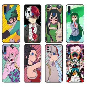 Черный чехол из ТПУ для Samsung Galaxy A50 50S A30S A10 A01 A11 A21S A31 A41 A51 A71 M21 M30S S10 LITE, чехол Boku no Hero Academia Samsung A01