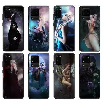 Черный чехол из ТПУ для Samsung Galaxy S20 /S20 PLUS/S20 ultra/S20+ /S20FE задняя крышка oracle de la nuit dark light Samsung S20