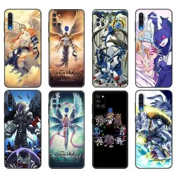 Черный чехол из ТПУ для Samsung Galaxy A50 50S A30S A10 A01 A11 A21S A31 A41 A51 A71 M21 M30S S10 LITE, чехол японского аниме Digimon Samsung A01