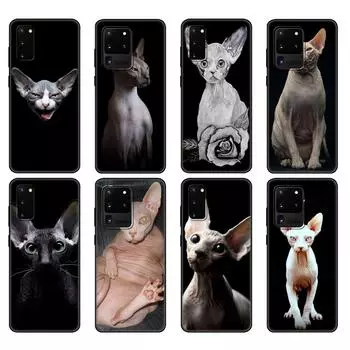 Черный чехол из ТПУ для Samsung Galaxy S20 /S20 PLUS/S20 ultra/S20+ /S20FE задняя крышка с изображением сфинкса Samsung S20