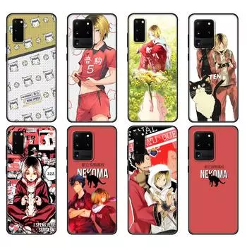 Черный чехол из ТПУ для Samsung Galaxy S20 /S20 PLUS/S20 ultra/S20+ /S20FE задняя крышка Kenma Haikyuu Nekoma Samsung S20