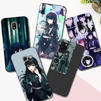 Черный чехол из ТПУ для Samsung Galaxy A6 A8 A9 2018 plus Tokitou Muichirou Samsung A8 PLUS 2018
