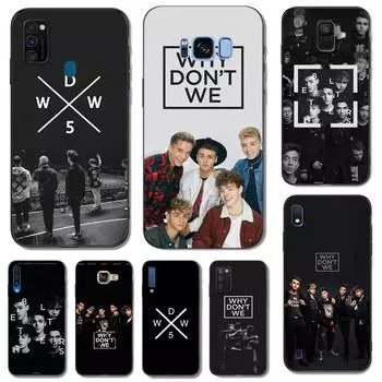 Черный чехол из ТПУ для Samsung Galaxy S6 S7 S8 S9 Plus задняя крышка Почему бы нам не Samsung S6 edge