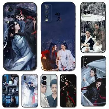 Черный чехол из ТПУ для Vivo V5 V5S V7 V9 Youth V11 V11i V15 V17 NEO V20 E V21 V21E V23 V23E PRO 4G 5G ChenQingLing Vivo V20