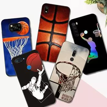 Черный чехол из ТПУ для Xiaomi mi 10 10T NOTE 10 9 A3 lite 9T PRO Cover basketball xiaomi mi 10T lite