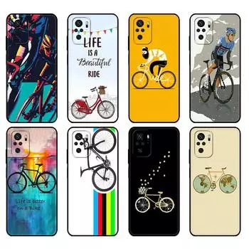 Черный чехол из ТПУ для Xiaomi Redmi 9T, чехол Redmi Note 9T Note 10 5G 4G Pro 10S, чехол для езды на велосипеде art Xiaomi Redmi 9T